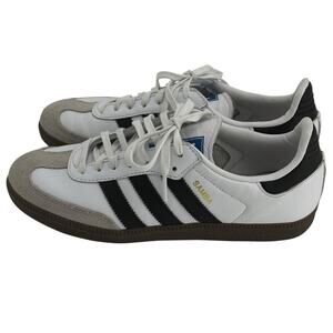 Adidas White Black Samba Sneakers Womens 7